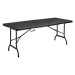 LA PROROMANCE - Stôl záhradný kempingový R180, čierny 180 cm