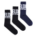 Diesel Ponožky - SKM-RAY-THREEPACK SOCKS modré