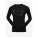 Topy a trička pre ženy Alpine Pro - čierna