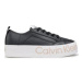 Calvin Klein Jeans Sneakersy Vulc Flatf Low Wrap Around Logo YW0YW01025 Čierna