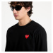 Tričko Comme des Garçons PLAY Long Sleeve Tee UNISEX Black XXS