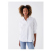 LC Waikiki Plain Long Sleeve Poplin Women's Shirt