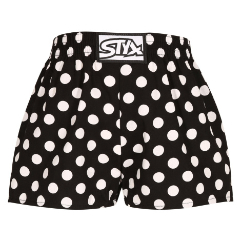 Kids shorts Styx art, classic rubber polka dots