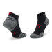 4F Súprava 2 párov členkových pánskych ponožiek H4L22-SOM001 Sivá