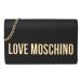 Love Moschino Taška cez rameno 'Nero'  zlatá / čierna