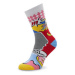 Curator Socks Ponožky Vysoké Unisex Pop Art Farebná