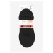 Čierne balerínkové ponožky so silikónovým pásom Comfort Classic - dvojbalenie