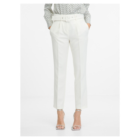 Orsay Cream women's trousers - Women's