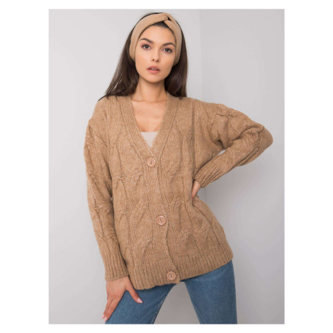 Sweater-LC-SW-30302.23X-dark beige Rue Paris