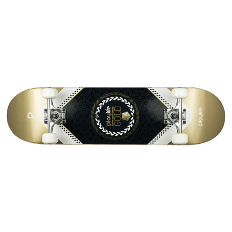Skateboard Playlife Heavy Metal Gold 31x8" Powerslide