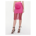 Fracomina Puzdrová sukňa FS23SG2002W47001 Ružová Slim Fit