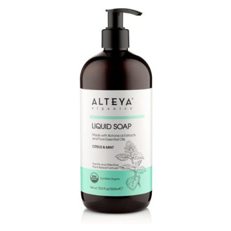 Tekuté mydlo Citrus a Mäta Alteya Organics 500 ml