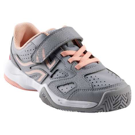 ARTENGO Detská tenisová obuv TS530 sivo-ružová ŠEDÁ