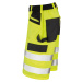 Result Unisex bezpečnostné kraťasy R328X Fluorescent Yellow