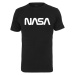 NASA Tričko Worm Black