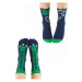 Denokids Caterpillar Dino Boy's Set of 2 Socket Socks