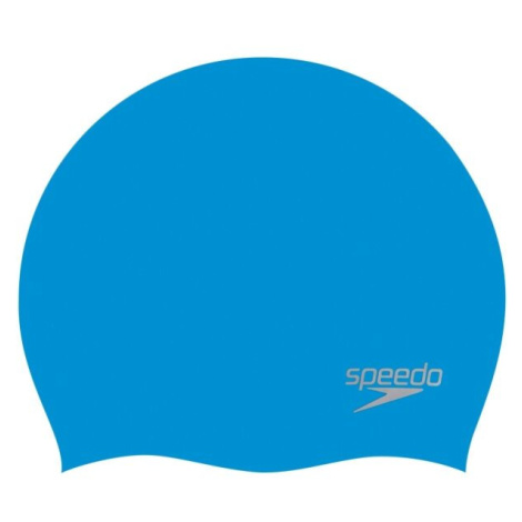 Speedo MOULDED SILC CAP Plavecká čiapka, modrá, veľkosť