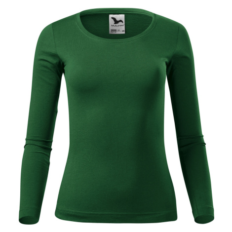 Malfini Fit-t Ls Dámske tričko dlhý rukáv 169 fľaškovo zelená