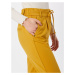 ONLY Plisované nohavice 'Poptrash'  žltá