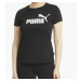 Puma tričko Ess Logo Tee W black