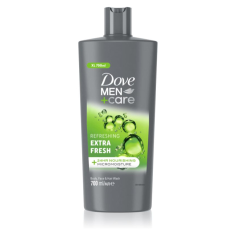 Dove Men+Care Extra Fresh osviežujúci sprchový gél na tvár, telo a vlasy