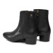 Tommy Hilfiger Členková obuv Essential Leather Boot FW0FW07759 Čierna