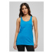 Women's loose turquoise tank top