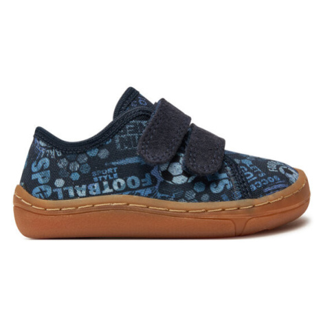 Froddo Sneakersy Barefoot Canvas G1700379-9 M Modrá