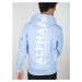 ALPHA INDUSTRIES Mikina  svetlomodrá / červená / biela