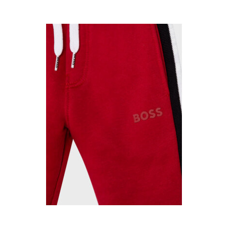 Boss Teplákové nohavice J04450 S Červená Regular Fit Hugo Boss