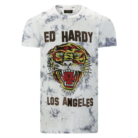 Ed Hardy  Los tigre t-shirt white  Tričká s krátkym rukávom Biela