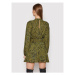 Vero Moda Každodenné šaty Macy 10258112 Zelená Slim Fit