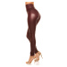 Sexy KouCla High Waist Wetlook Leggings BORDEAUX