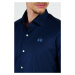 Košeľa La Martina Man L/S Shirt Wool Jersey Modrá