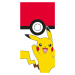 Carbotex Detská osuška Pokémon Pokéball a Pikachu