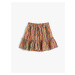 Koton Frilled Mini Skirt with Elastic Waist