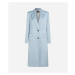 Kabát Karl Lagerfeld Soft Tailored Coat Cashmere Blue