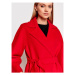 Marella Vlnený kabát Heidi 30110121 Červená Straight Fit