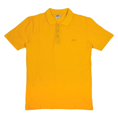 Slazenger Salvator Plus Size pánske Polo tričko horčica