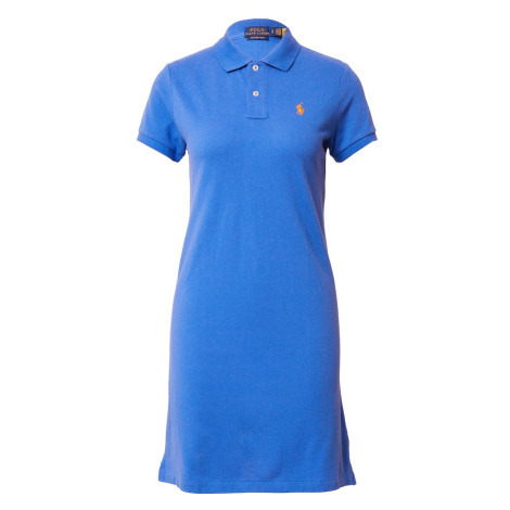 Polo Ralph Lauren Šaty  kráľovská modrá / oranžová