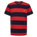 Tričko Woolrich Striped T-Shirt Červená