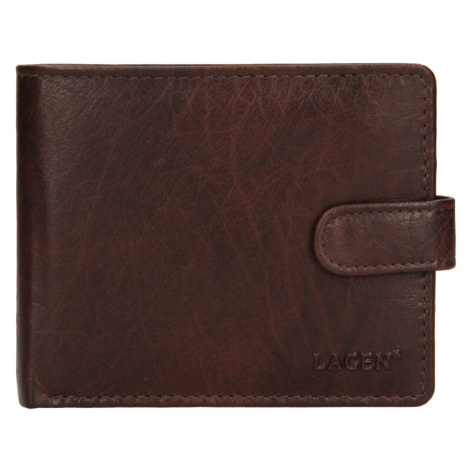 Lagen pánska peňaženka kožená E-1036 Dark brown