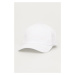 Bavlnená čiapka Calvin Klein biela farba, s nášivkou