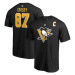 Pittsburgh Penguins pánske tričko black Sidney Crosby Stack Logo Name & Number