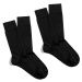 Banana Socks 2Pack Essentials Socks Noir Elegance Black