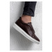 Ducavelli Espo Men's Genuine Leather Sneakers, Elasticated Sneakers, Genuine Leather Sneakers, M