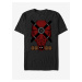 Čierne unisex tričko Marvel Deadpool Costume