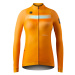 GOBIK Cyklistický dres s dlhým rukávom zimný - HYDER LADY - oranžová