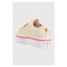 Detské tenisky adidas Originals NIZZA PLATFORM C béžová farba