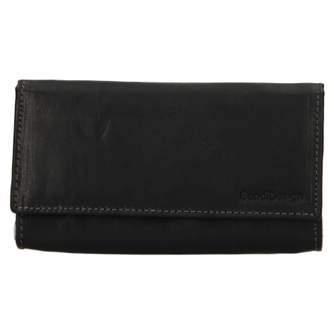 Dámska kožená peňaženka SendiDesign Dinta - čierna Sendi Design